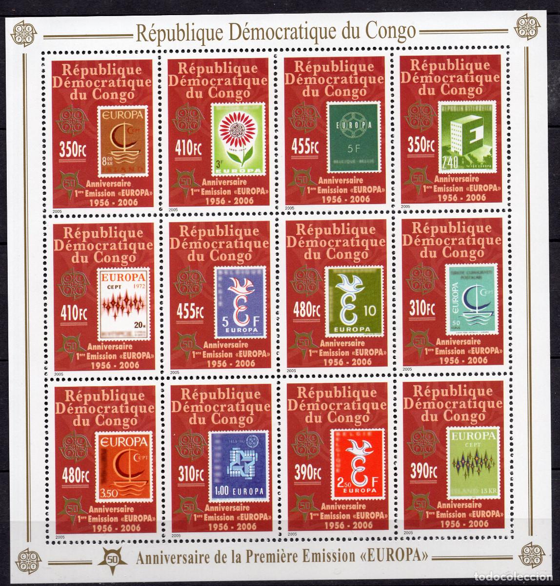 Stamps: CONGO DEMOCRATICO 2006 STAMP MICHEL CD 1831A-1842AKB