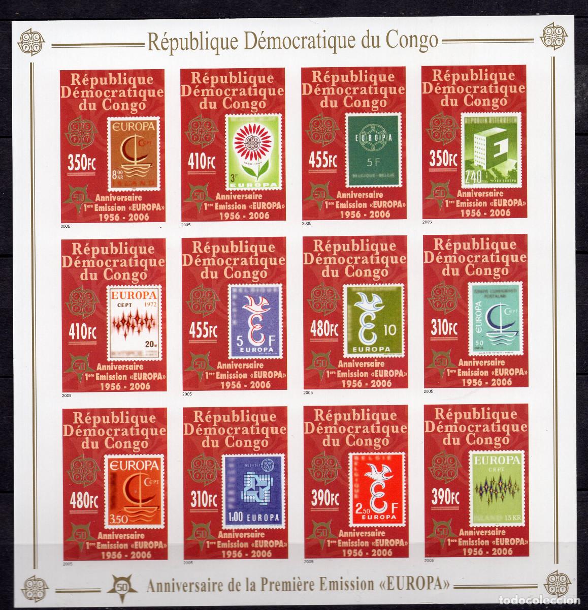 Stamps: CONGO DEMOCRATICO 2006 STAMP MICHEL CD 1831B-1842BKB