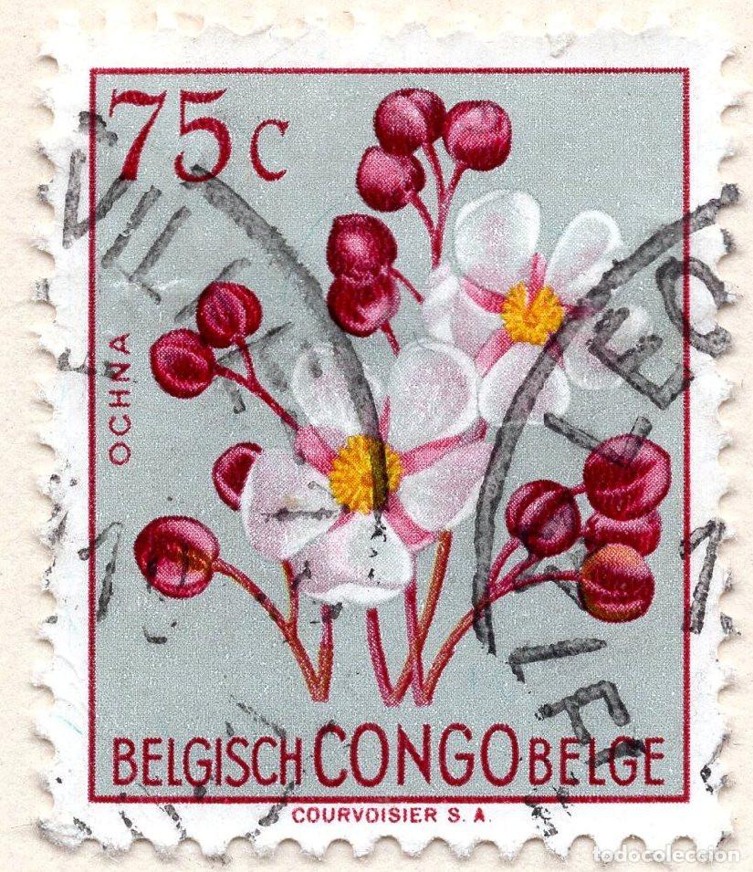 Sellos: CONGO BELGA 1952 STAMP MICHEL BE-CD 302
