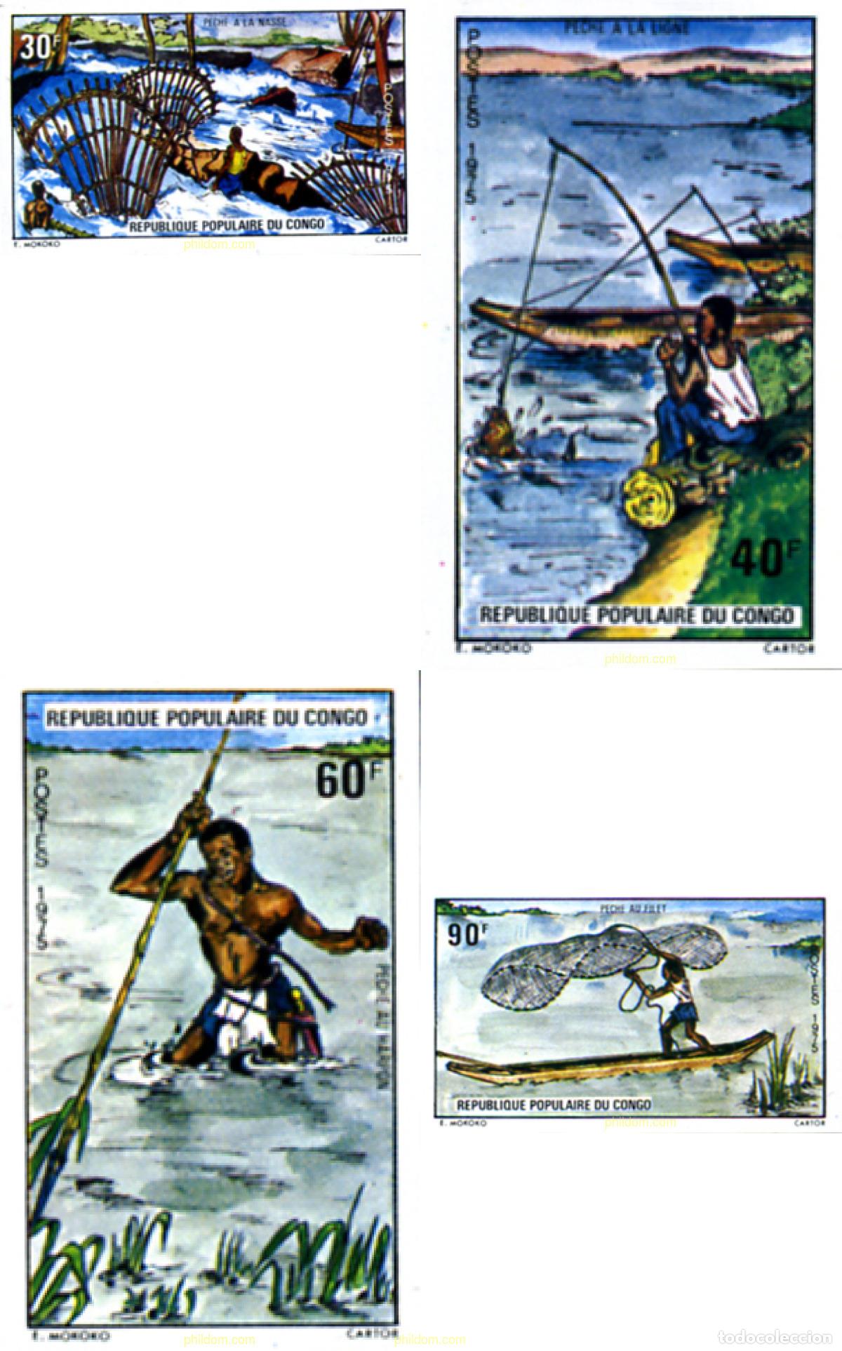 Stamps: 14737 MNH CONGO 1975 PESCA