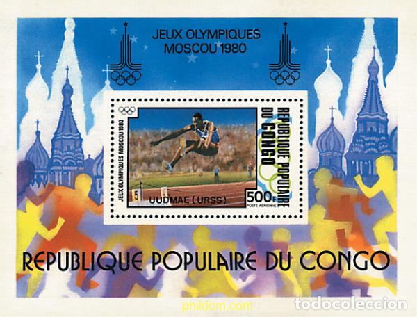Sellos: 73403 MNH CONGO 1980 22 JUEGOS OLIMPICOS VERANO MOSCU 1980