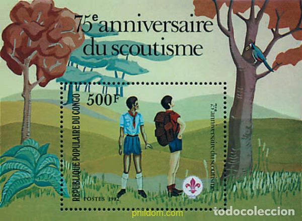 Sellos: 42624 MNH CONGO 1982 75 ANIVERSARIO DEL ESCULTISMO