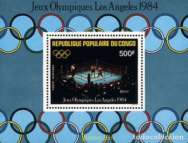 Sellos: 73573 MNH CONGO 1984 23 JUEGOS OLIMPICOS VERANO LOS ANGELES 1984