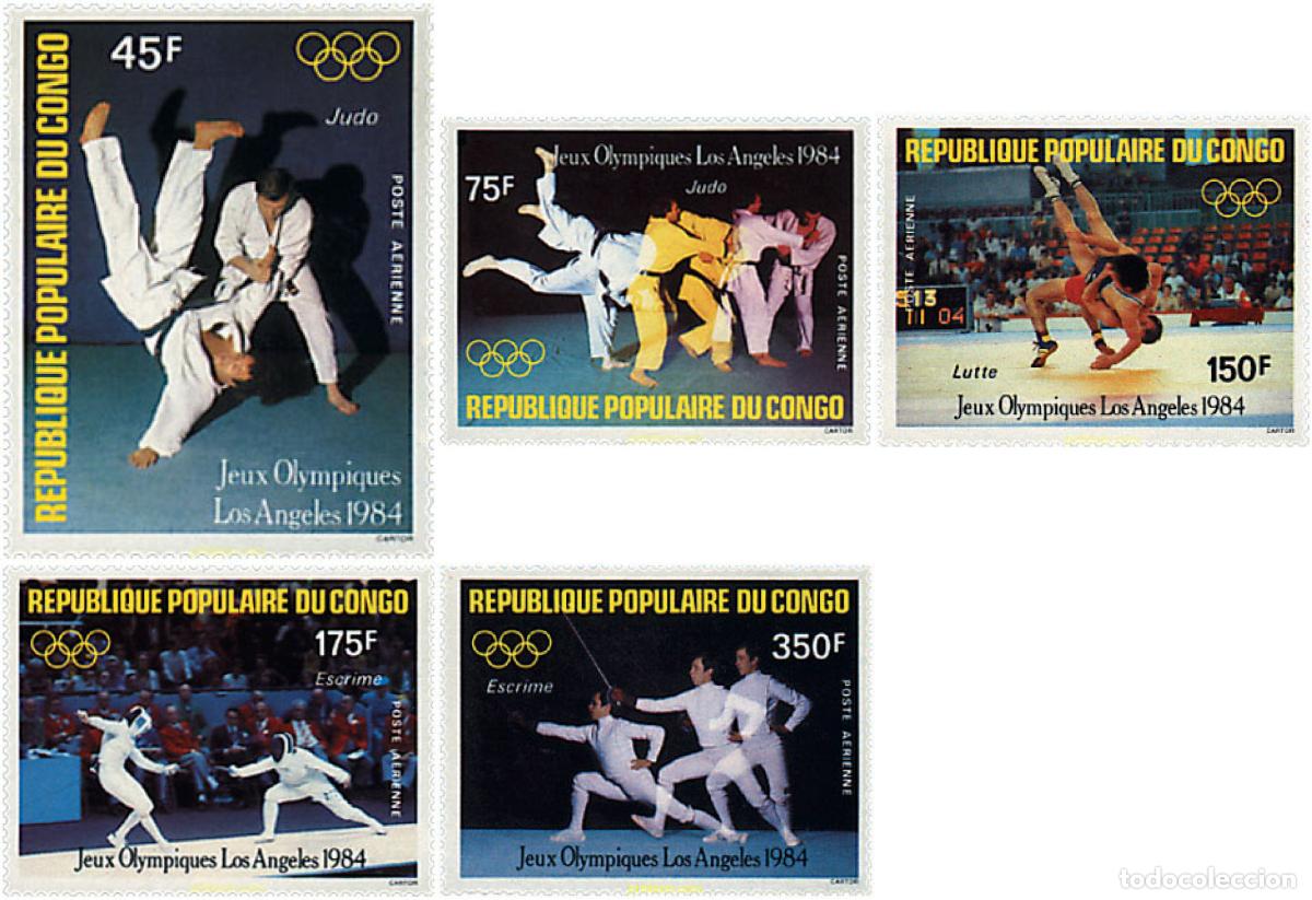 Sellos: 73574 MNH CONGO 1984 23 JUEGOS OLIMPICOS VERANO LOS ANGELES 1984