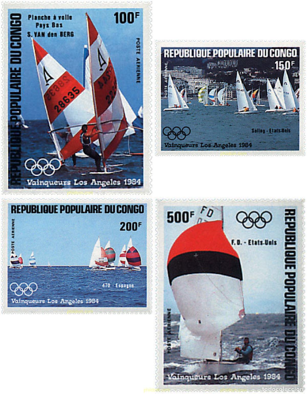 Stamps: 73575 MNH CONGO 1984 23 JUEGOS OLIMPICOS VERANO LOS ANGELES 1984