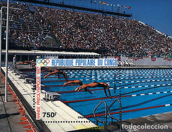 Stamps: 130561 MNH CONGO 1987 24 JUEGOS OLIMPICOS VERANO SEUL 1988