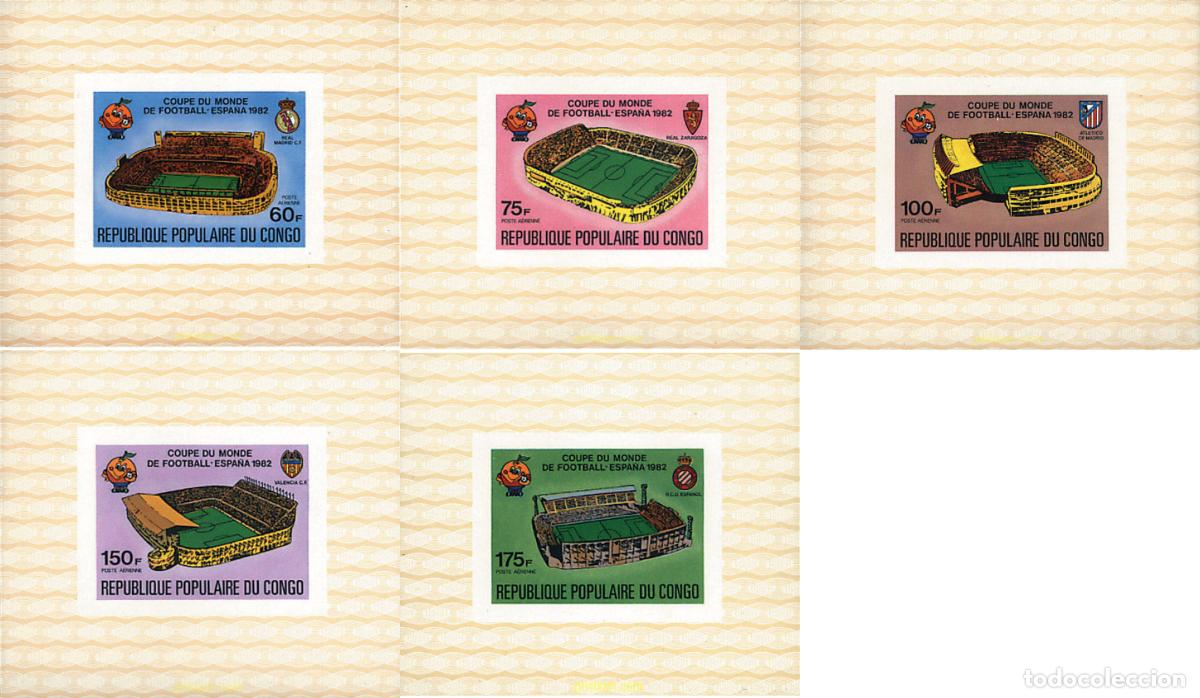 Sellos: 22689 MNH CONGO 1980 COPA DEL MUNDO DE FUTBOL. ESPA&Ntilde;A-82