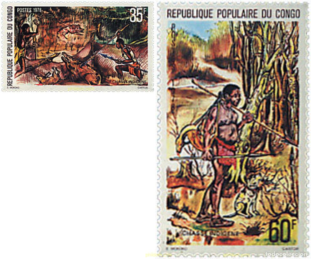 Sellos: 73394 MNH CONGO 1978 CAZA INDIGENA