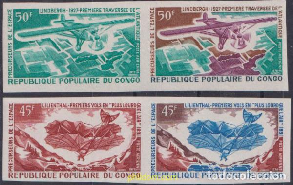 Sellos: 619129 MNH CONGO 1970 PRECURSORES DE LAS EXPLORACIONES ESPACIALES