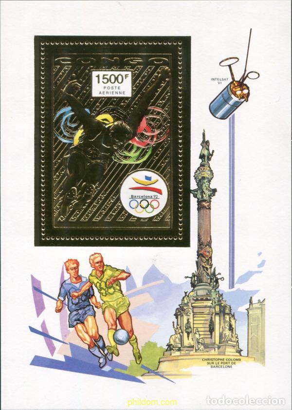Sellos: 73607 MNH CONGO 1992 25 JUEGOS OLIMPICOS VERANO BARCELONA 1992
