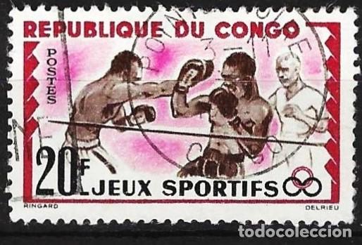Sellos: Congo Brazzaville 1962 - Mi 22 - YT 150 - Deporte : Boxeo