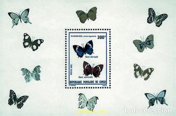 Sellos: 75711 MNH CONGO 1980 MARIPOSAS