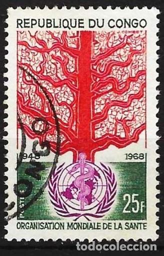 Sellos: Congo Brazzaville 1968 - Mi 166 - YT 226 - La O.M.S.