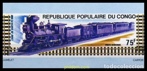 Sellos: 16776 MNH CONGO 1975 LOCOMOTORAS