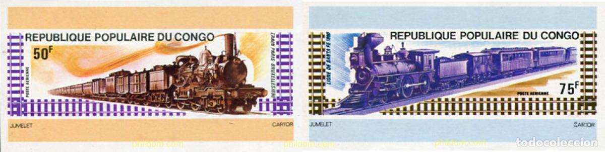 Sellos: 587353 MNH CONGO 1975 LOCOMOTORAS
