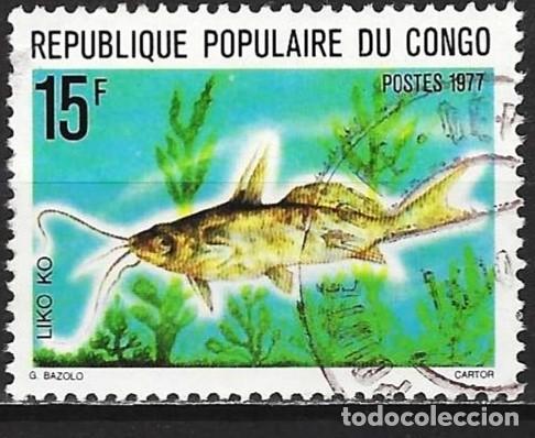 Sellos: Congo Brazzaville 1977 - Mi 565 - YT 449 - Pez