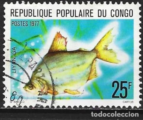 Sellos: Congo Brazzaville 1977 - Mi 566 - YT 450 - Pez