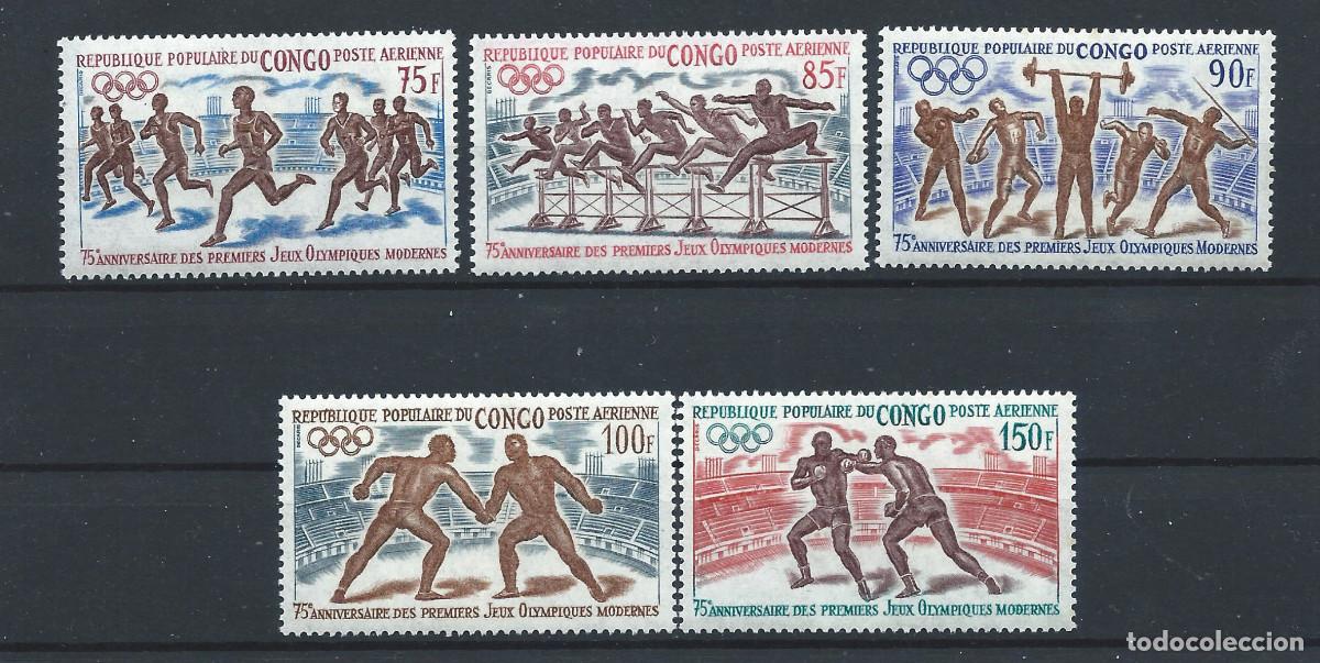 Sellos: Congo PA N&deg;129/33** (MNH) 1971 - J.O de Munich
