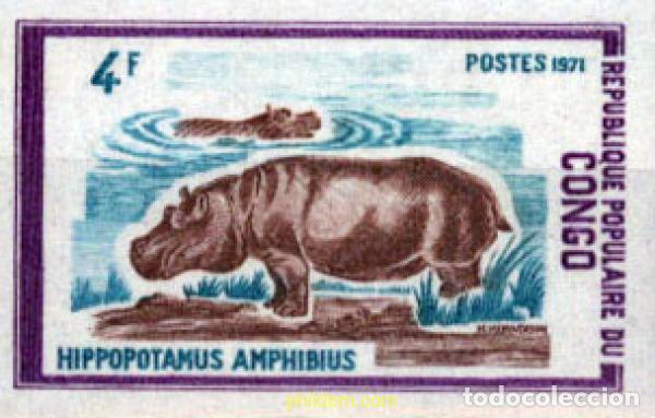 Sellos: 215873 MNH CONGO 1972 FAUNA SALVAJE