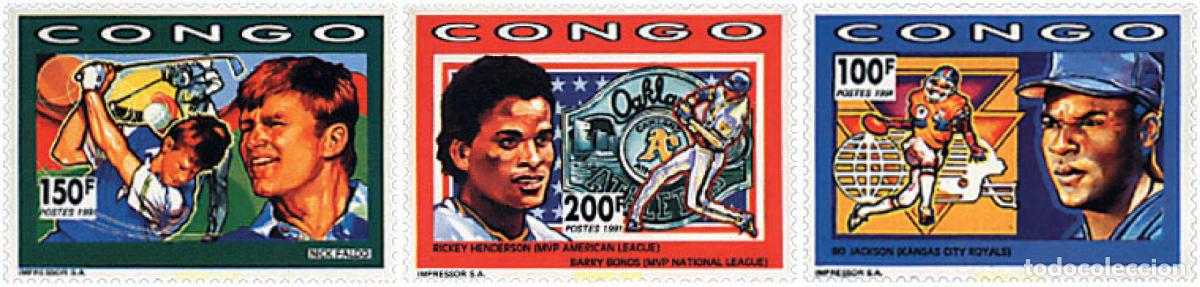 Sellos: 608118 MNH CONGO 1991 PERSONAJES CELEBRES