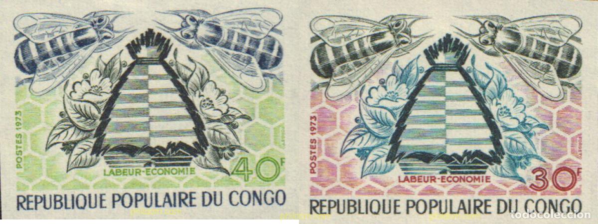 Sellos: 159933 MNH CONGO 1973 ABEJAS
