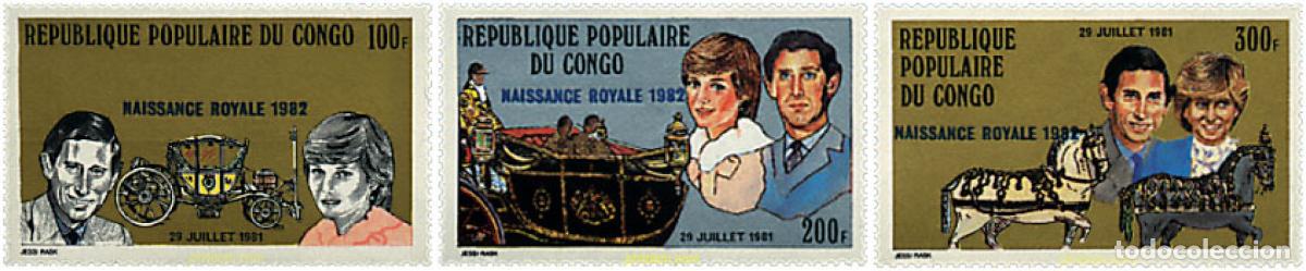 Sellos: 32619 MNH CONGO 1982 NACIMIENTO DEL PRINCIPE GUILLERMO