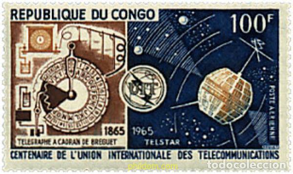 Sellos: 198378 MNH CONGO 1965 CENTENARIO DE LA UNION INTERNACIONAL DE LAS TELECOMUNICACIONES
