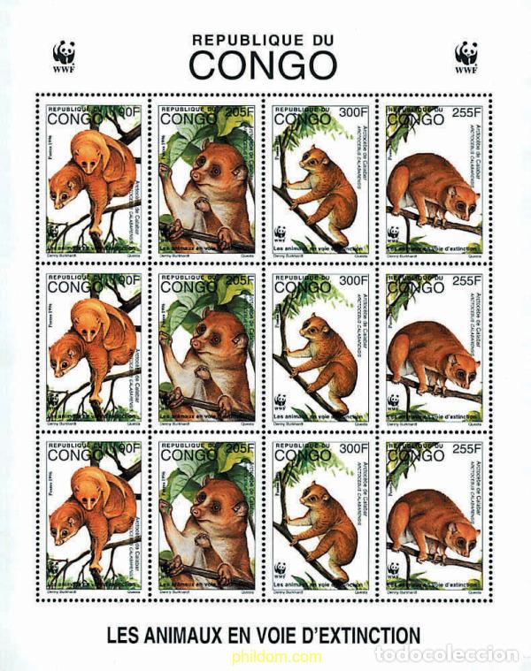 Sellos: 12743 MNH CONGO 1997 ANGUANTIBO