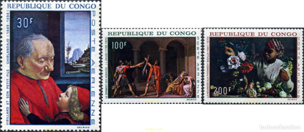 Sellos: 36284 MNH CONGO 1968 PINTURAS