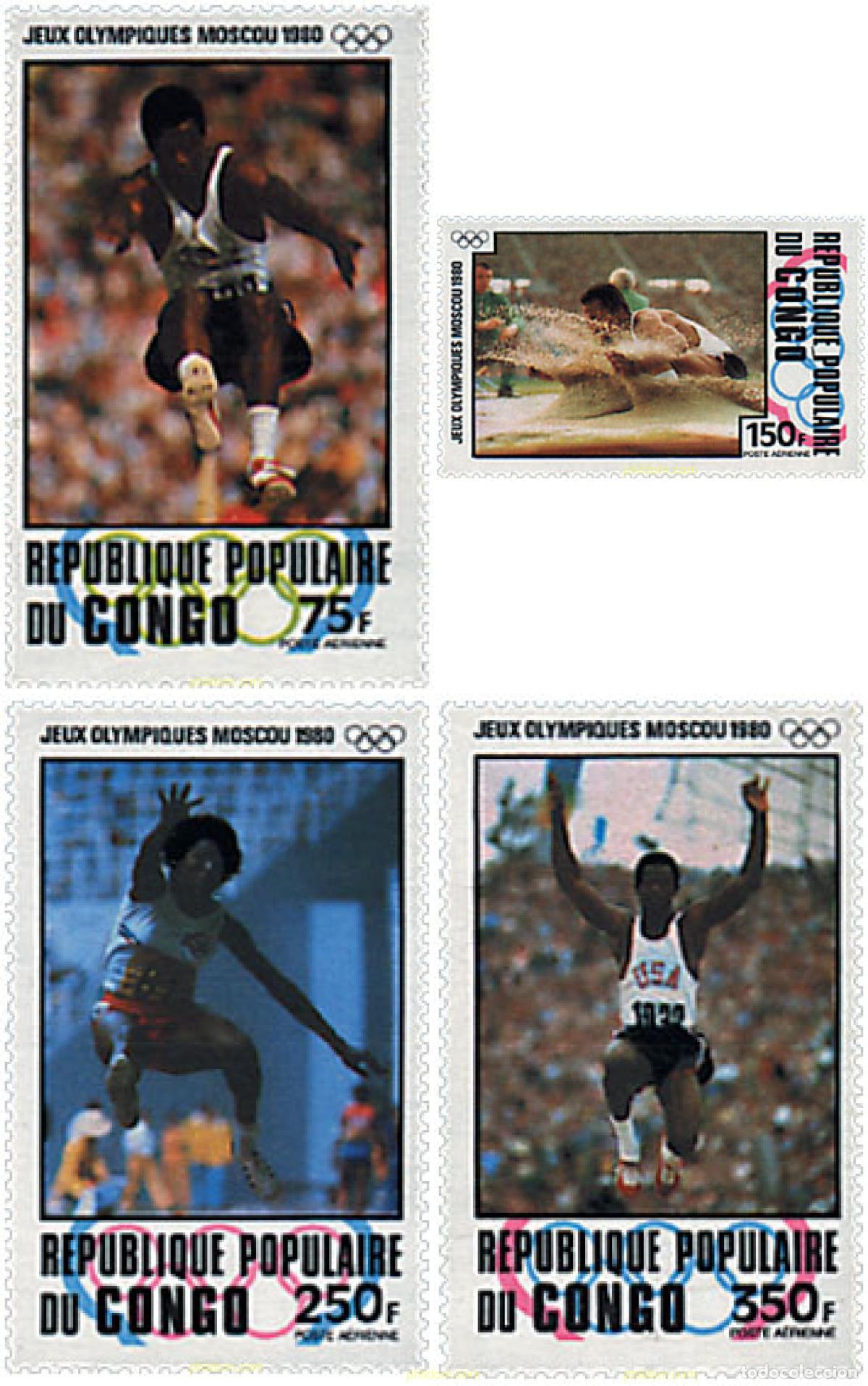Sellos: 73406 MNH CONGO 1980 22 JUEGOS OLIMPICOS VERANO MOSCU 1980