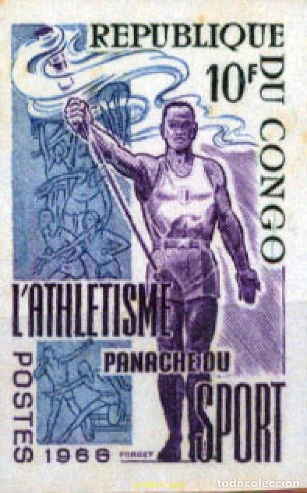 Sellos: 215844 MNH CONGO 1966 DEPORTES