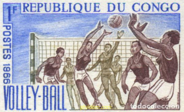 Selos: 215853 MNH CONGO 1966 DEPORTES