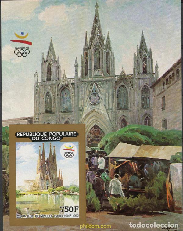Sellos: 14935 MNH CONGO 1990 25 JUEGOS OLIMPICOS VERANO BARCELONA 1992