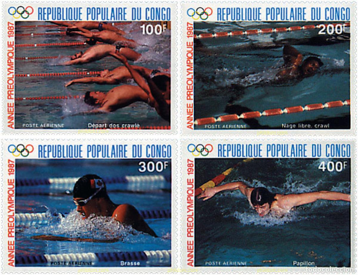 Sellos: 75712 MNH CONGO 1987 24 JUEGOS OLIMPICOS VERANO SEUL 1988