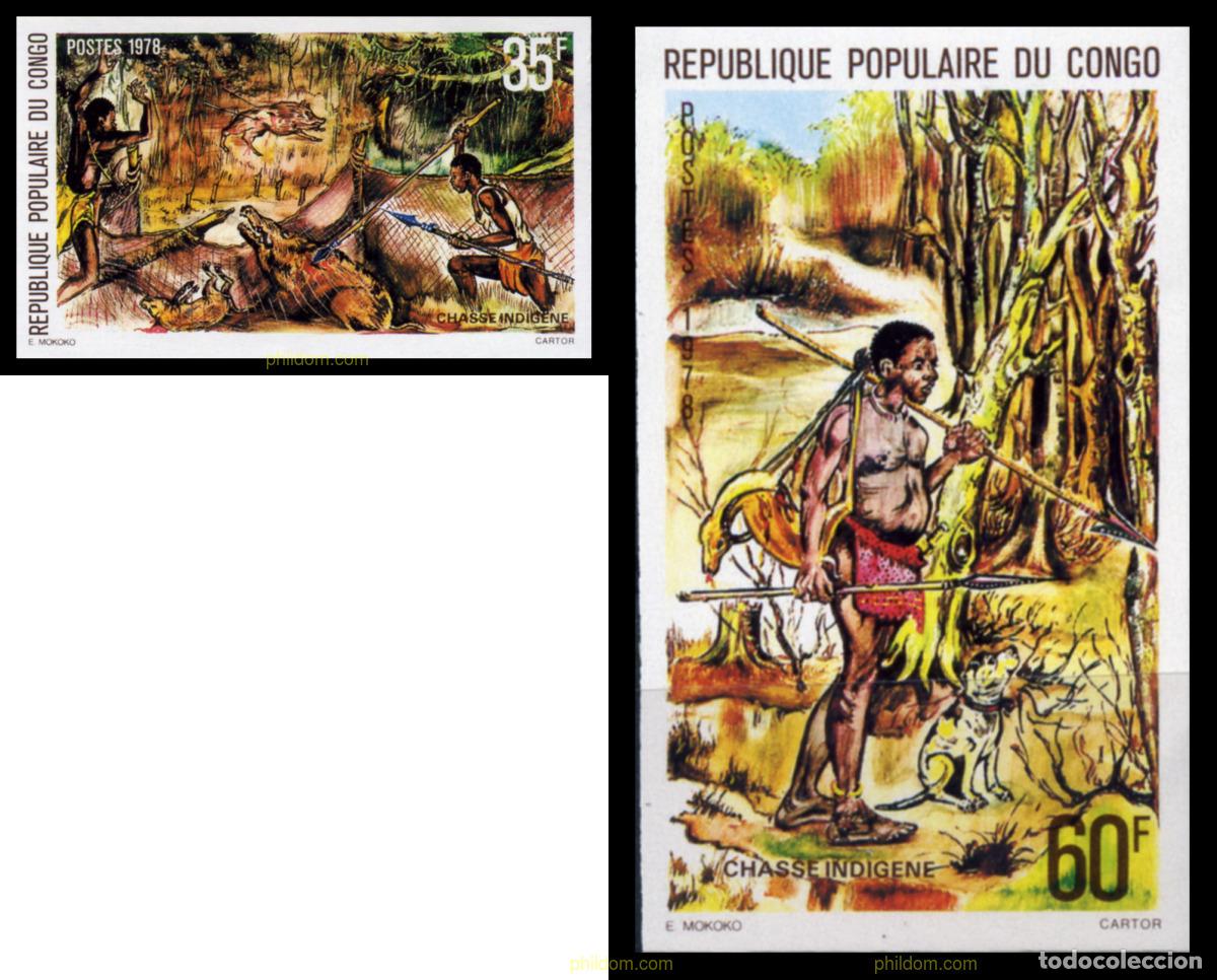 Sellos: 18143 MNH CONGO 1978 CAZA INDIGENA