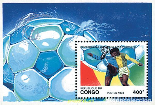 Sellos: 69576 MNH CONGO 1993 COPA DEL MUNDO DE FUTBOL. USA-94