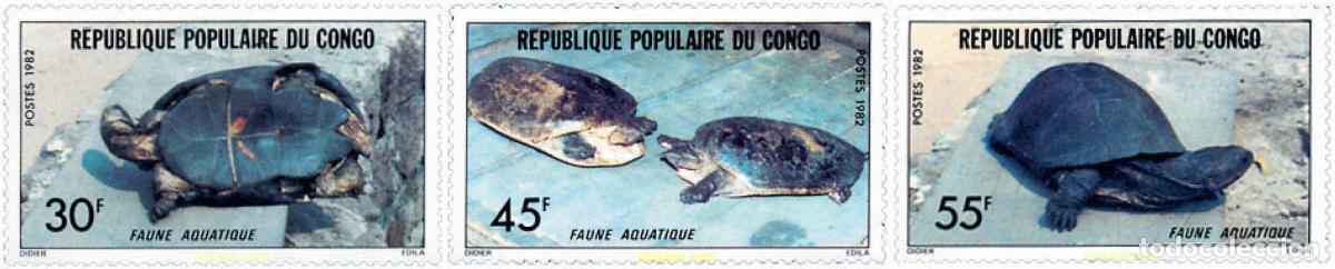 Sellos: 73566 MNH CONGO 1982 TORTUGAS MARINAS