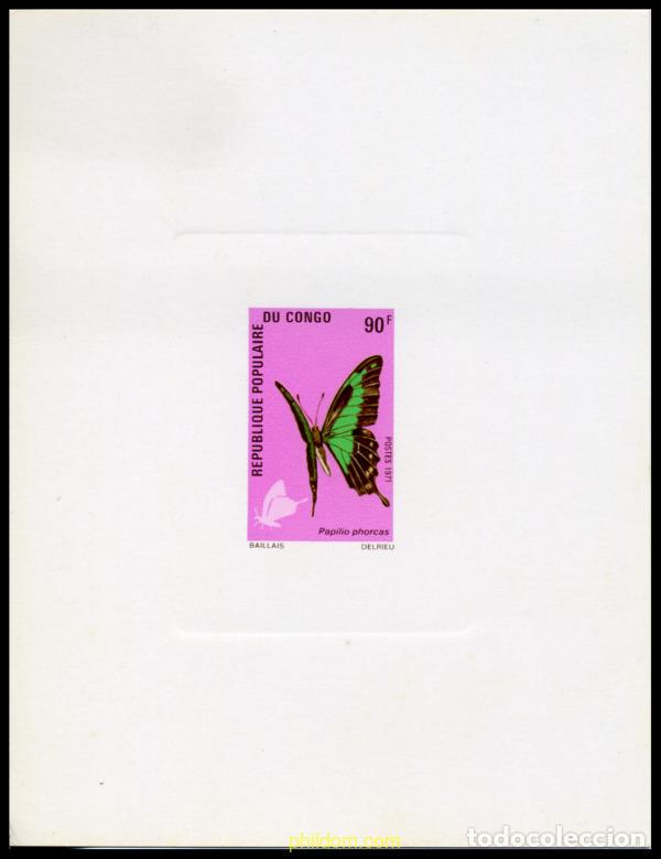 Sellos: 215905 MNH CONGO 1971 MARIPOSAS