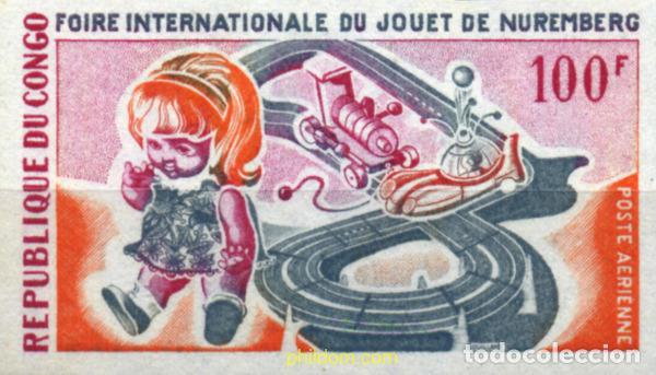Sellos: 14376 MNH CONGO 1969 FERIA DEL JUGUETE EN NUREMBERG
