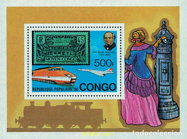 Sellos: 73398 MNH CONGO 1979 CENTENARIO DE LA MUERTE DE SIR ROWLAND HILL