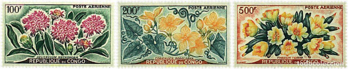 Sellos: 82647 MNH CONGO 1961 FLORES