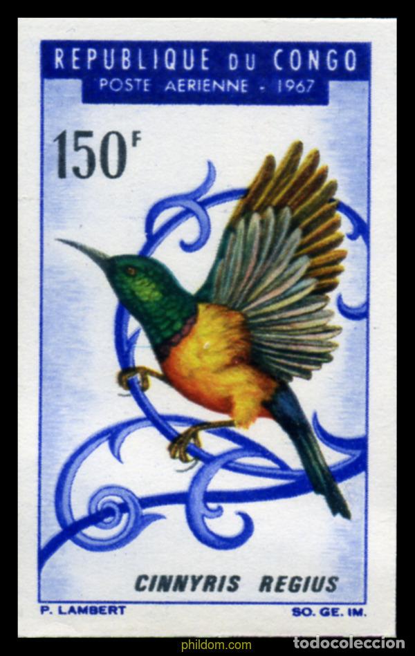 Sellos: 215915 MNH CONGO 1967 AVES