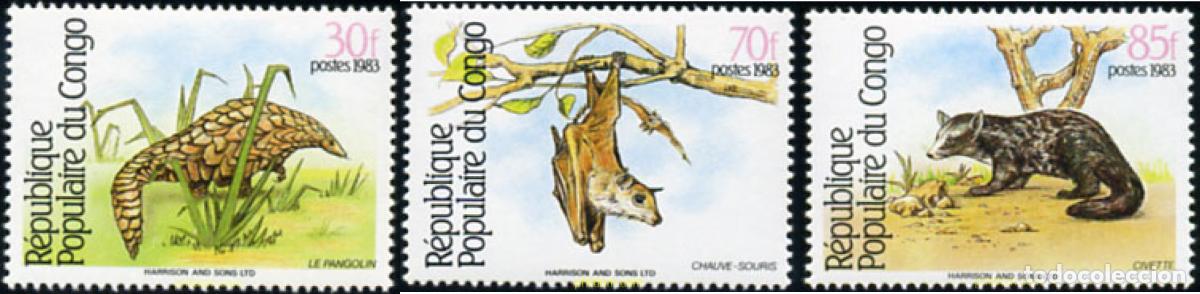 Sellos: 73569 MNH CONGO 1983 MAMIFEROS