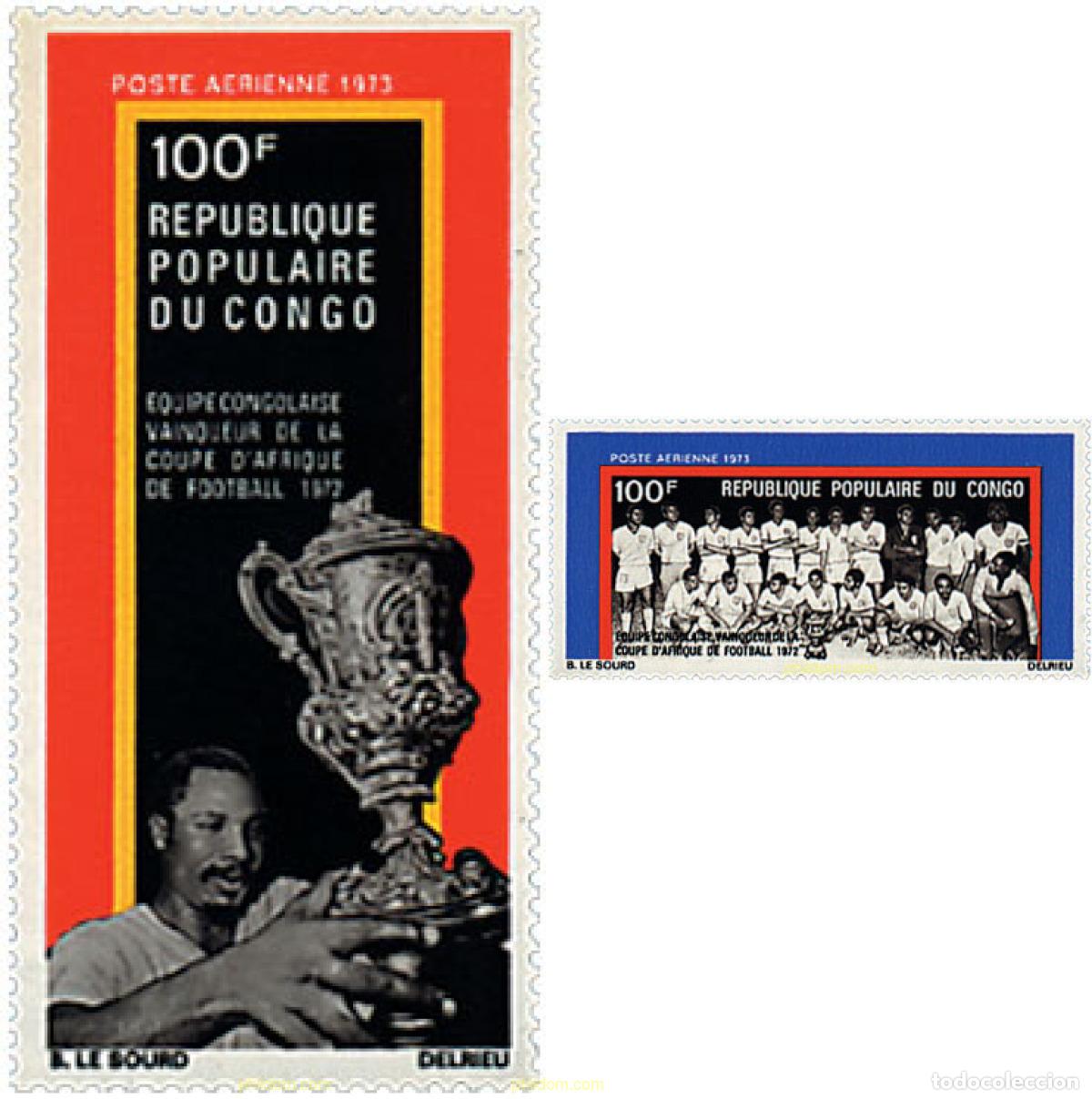 Sellos: 73284 MNH CONGO 1973 COPA DE AFRICA DE FUTBOL