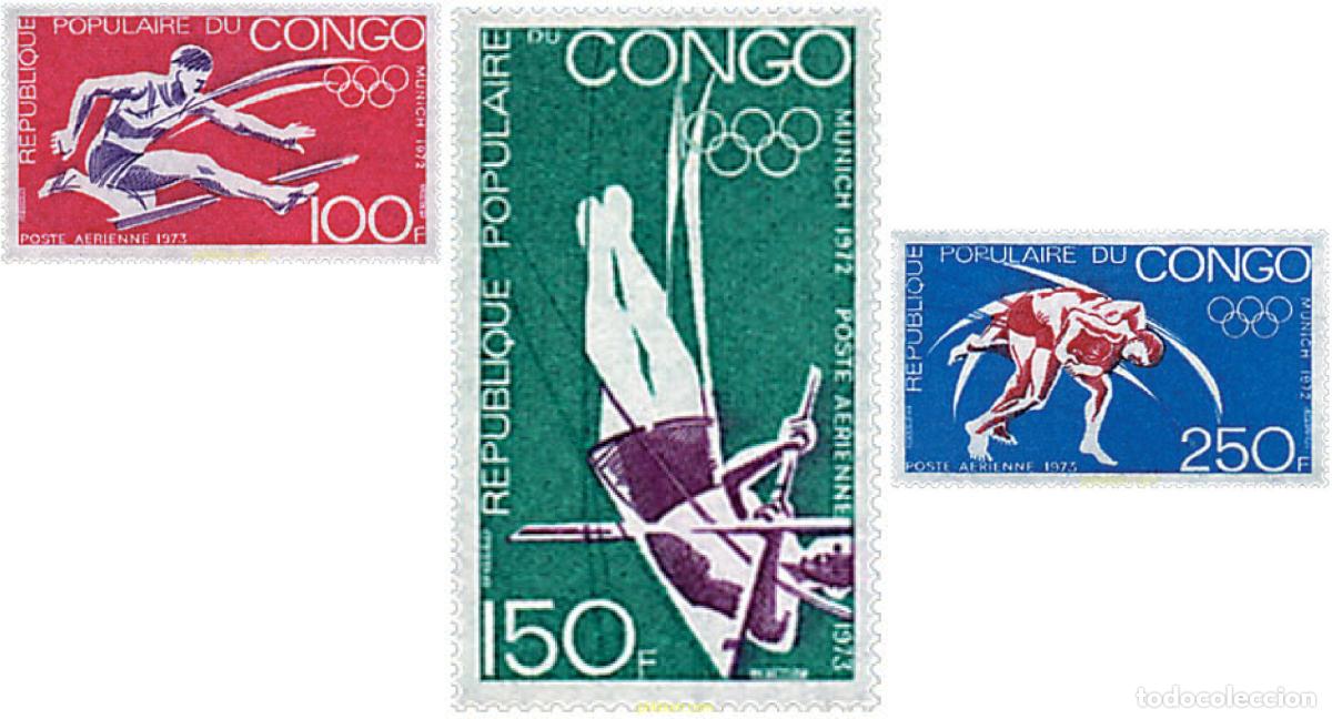 Sellos: 73285 MNH CONGO 1973 20 JUEGOS OLIMPICOS VERANO MUNICH 1972