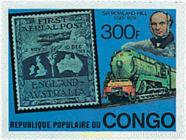 Sellos: 678430 MNH CONGO 1979 CENTENARIO DE LA MUERTE DE SIR ROWLAND HILL