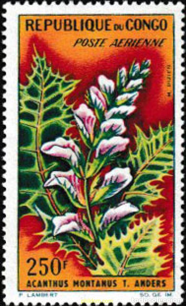 Francobolli: 668040 MNH CONGO 1963 FLORES