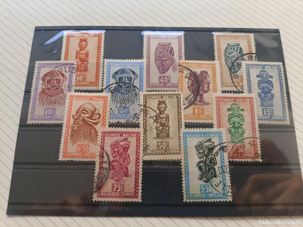 Sellos: Congo belga. Lote de sellos