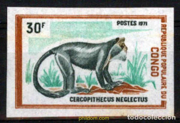 Sellos: 215876 MNH CONGO 1972 FAUNA SALVAJE