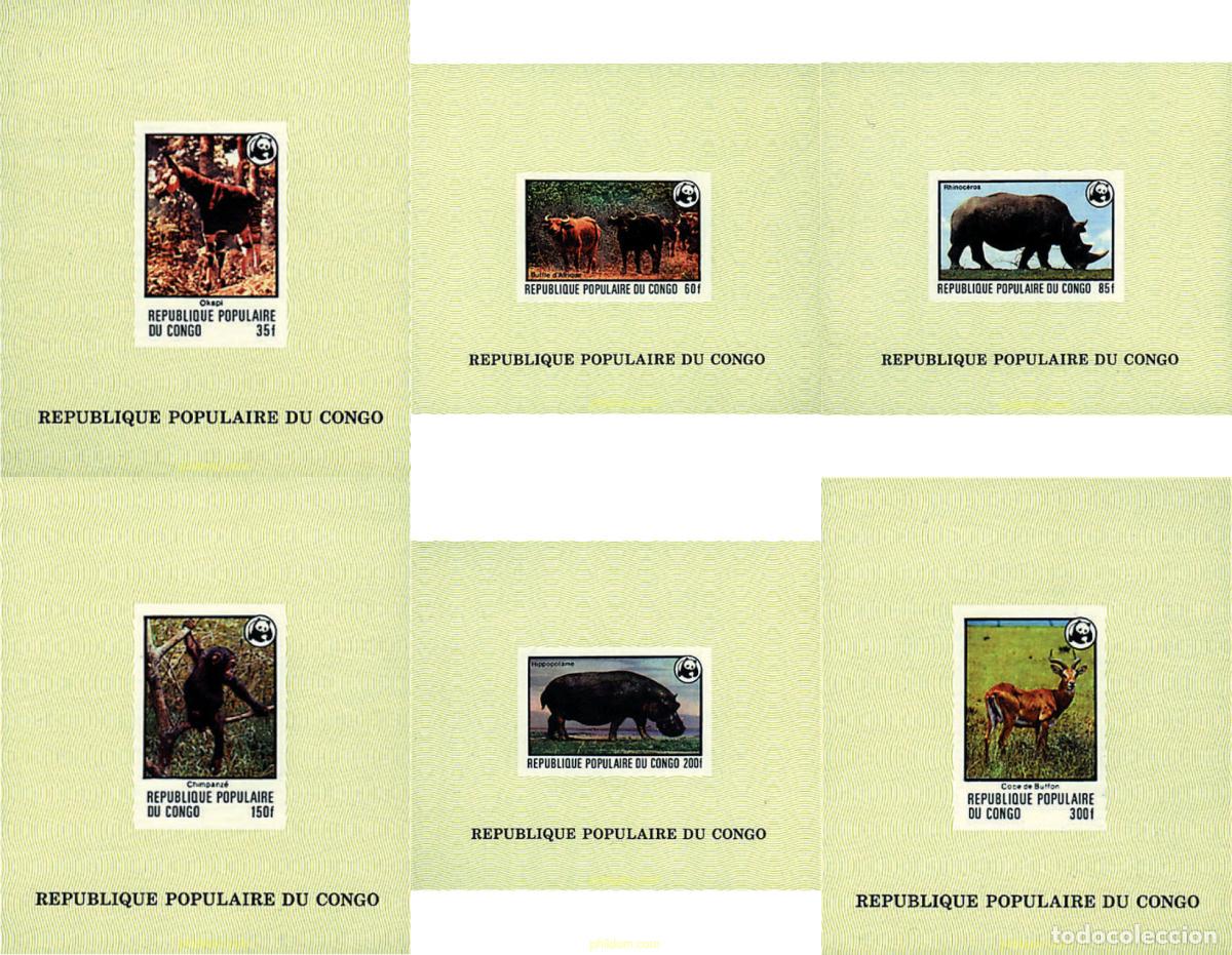 Sellos: 22093 MNH CONGO 1978 FAUNA EN PELIGRO DE EXTINCION